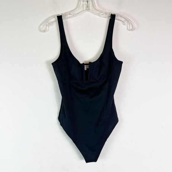 Good American NWOT Black Scuba U Corset Bodysuit Size L - Picture 3 of 10